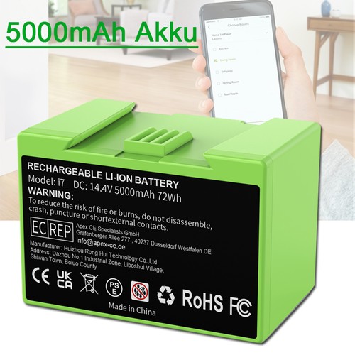 5000mah akku für irobot - 5000mah,