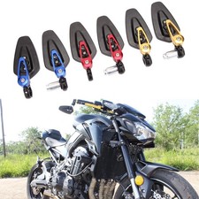 Motorrad Lenkerendenspiegel Rückspiegel 7/8'' Für Kawasaki Z900 Z750 Z650 Z500