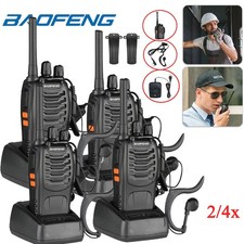 2/4x Baofeng Walkie Talkie