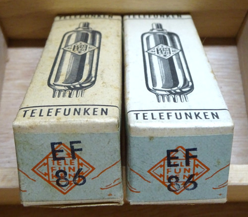 Telefunken ef86 sealed - 2x:, |