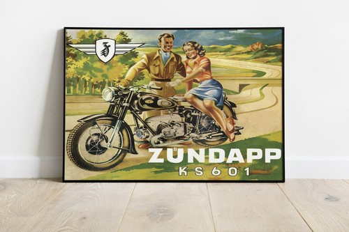 Poster zündapp ks601 motorrad - zündapp,