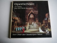 Opernchöre - 47 Chöre aus der Welt der Oper -  4 LP Box