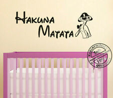 Hakuna Matata Timon Spruch... 100x33cm Aufkleber Disney Wandtattoo Sprüche 