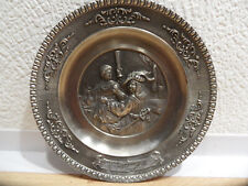 WMF Zinn Zinnteller Wandteller Selbstbildnis mit Saskia Rembrandt 1606-1669 11cm