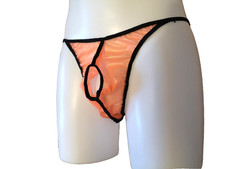 Latex Slip Herren Schritt