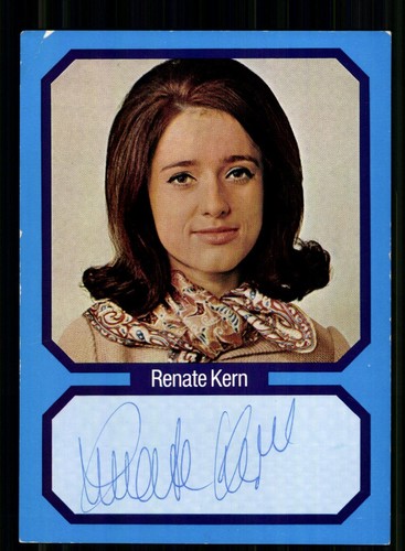 Renate kern autogrammkarte - kern,