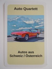 Auto Quartett Autos aus der Schweiz und Österreich komplett neuwertig