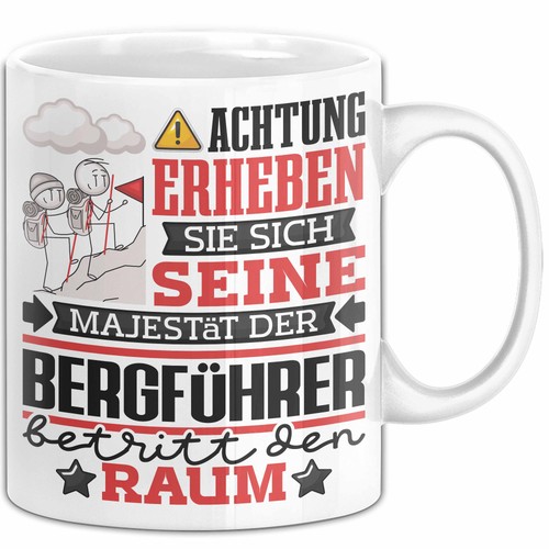 Bergführer geschenk tasse - bergführer,