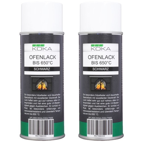 Pack koka ofenlack 650 - koka, 650°c