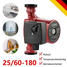 Hocheffizienzpumpe 25/60-180 3 stufige Umwälzpumpe Heizungspumpe Verschraubungen