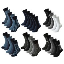 SCHIESSER Herren Socken, 5er Pack - "Bluebird", Baumwoll-Mix, uni/gemustert