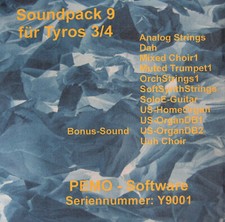 PEMO Software Soundpack 9 für Yamaha Genos, Tyros 2,3,4,5, PSR770,775,970,975...