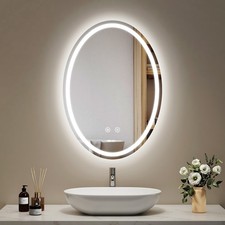 Led badspiegel elliptisch - led,