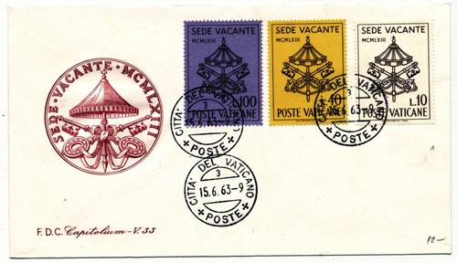 Vatikan 1963 ersttagsbrief - 1963,