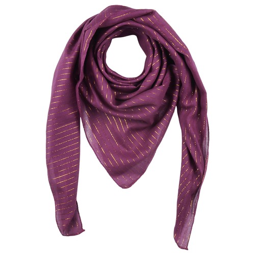 Baumwolltuch lila purpur lurex - baumwolltuch,