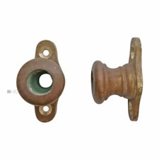 Griff Distanzstück antik Messing alt für Stange Griff