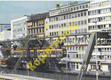Wuppertal AK Döppersberg Schwebebahn Wagen Geschäfte Versicherungen Postkarte