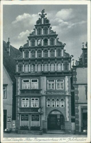 Ansichtskarte bad salzuflen - ansichtskarte,