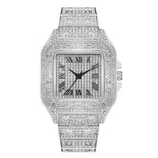 Luxus Iced out Herrenuhr Iced