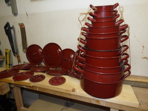 Uraltes topfset emaille - uraltes,