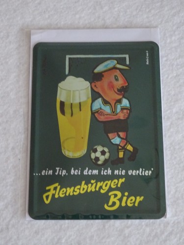 Flensburger bier blechschild - flensburger,