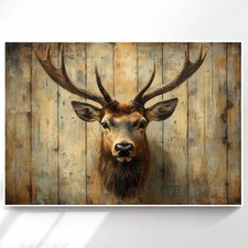 Leinwand Bild Hirsch Tiere