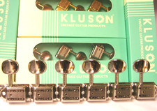 Kluson Deluxe Vintage Typ Double Line Tuner - 6-in-Line Set - Nickel oder Gold