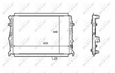 Kühler, Motorkühlung für AUDI SEAT SKODA VW A3 GOLF SPORTSVAN G