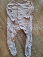 Schlafanzug rosa mit Füßen