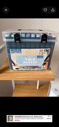 Twin marker set - marker, farben