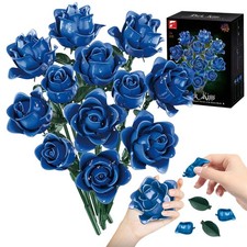 Blaue Rosen Bausatz mit