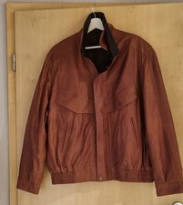 naturel Lederjacke [XL, Whisky-Schwarz-Farbe]