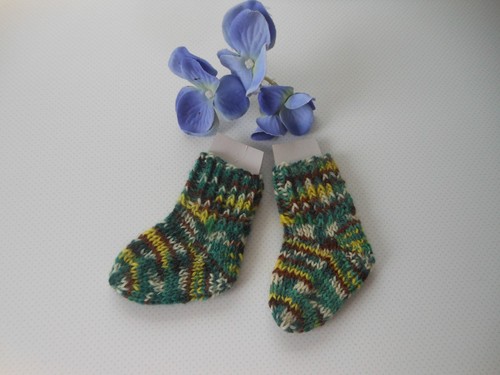 Puppensocken gestrickt