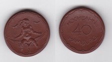 40 Pfennig Porcelain Coin