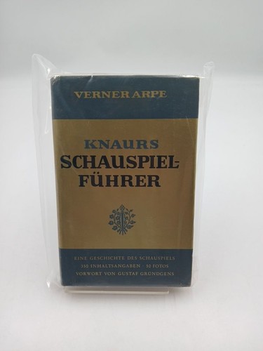 Knaurs schauspielführer arpe - schauspielfÜhrer,