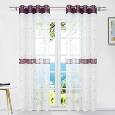 Gardinen Stores Bestickt