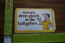 Alter Aufkleber Tabak