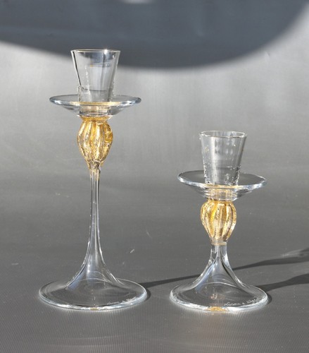 2er set murano kerzenhalter - 2er,