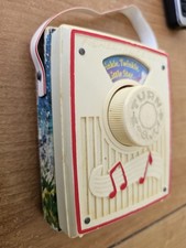 RAR 70er Vintage Fisher-Price Toys Music Box Pocket Radio "Twinkle,little Star" 