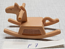Playmobil Schaukelpferd hellbraun Spielzeug Zubehör Puppenhaus Kinder (F7)