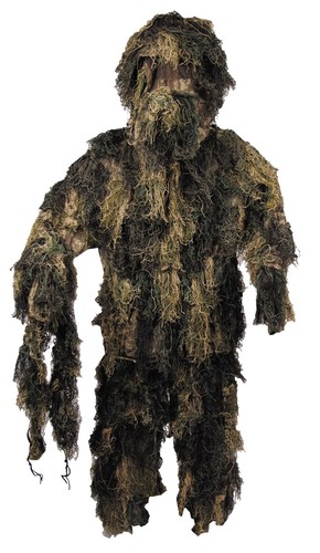 Tarnanzug ghillie 4 - tarnanzug, 4-teilig