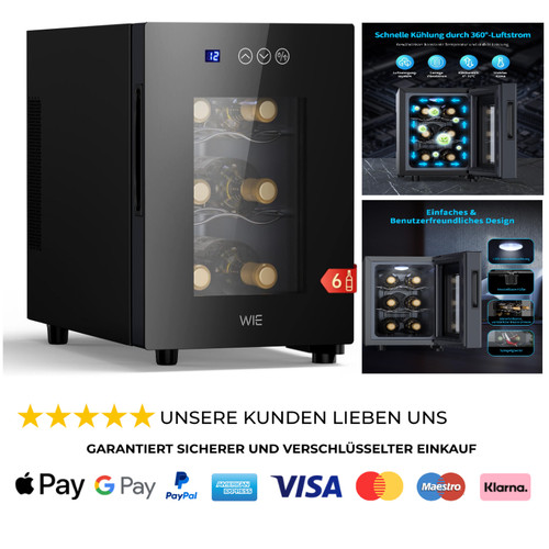 Weinkühlschrank klein - klein, 6