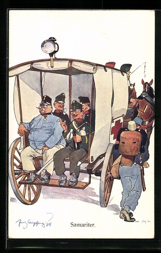 Künstler fritz - künstler-ak,