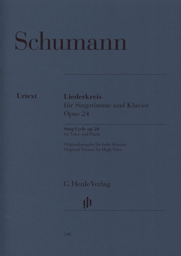 Liederkreis 24 hohe - liederkreis, op.