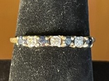 Kanalring 10 Karat Gelbgold