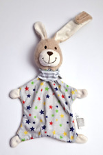 TCHIBO TCM SCHMUSETUCH SCHNUFFELTUCH HASE  MIT  STERNEN ca 40x25 CM wie neu