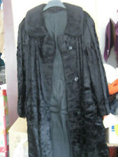 VINTAGE Mantel Samt 40er 50er Jahre? 110 cm lang breiter Kragen 