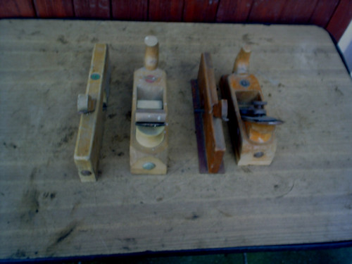 Konvolut alte holz hobel - alte,