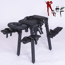 Spanking Bank Pro Tragbare Bank Adjustable Auspeitschen BDSM Bank mit Kopfstütze