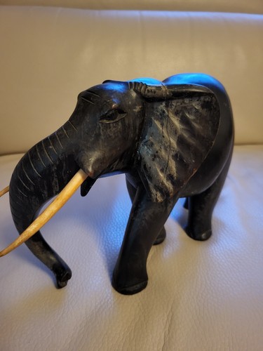 Elefant teakholz handarbeit - elefant,